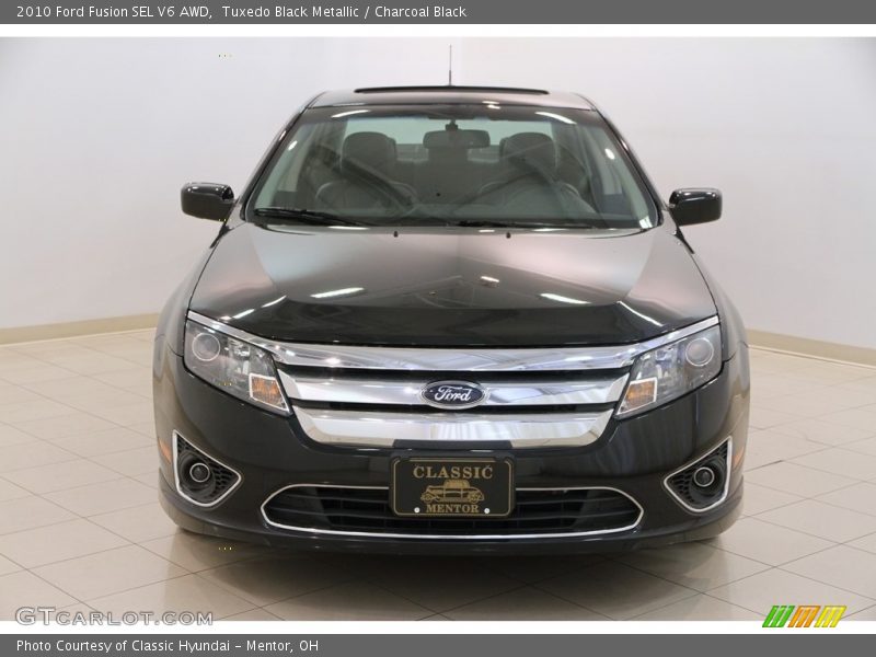 Tuxedo Black Metallic / Charcoal Black 2010 Ford Fusion SEL V6 AWD