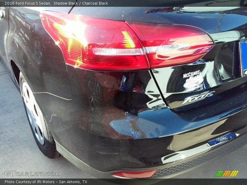 Shadow Black / Charcoal Black 2016 Ford Focus S Sedan