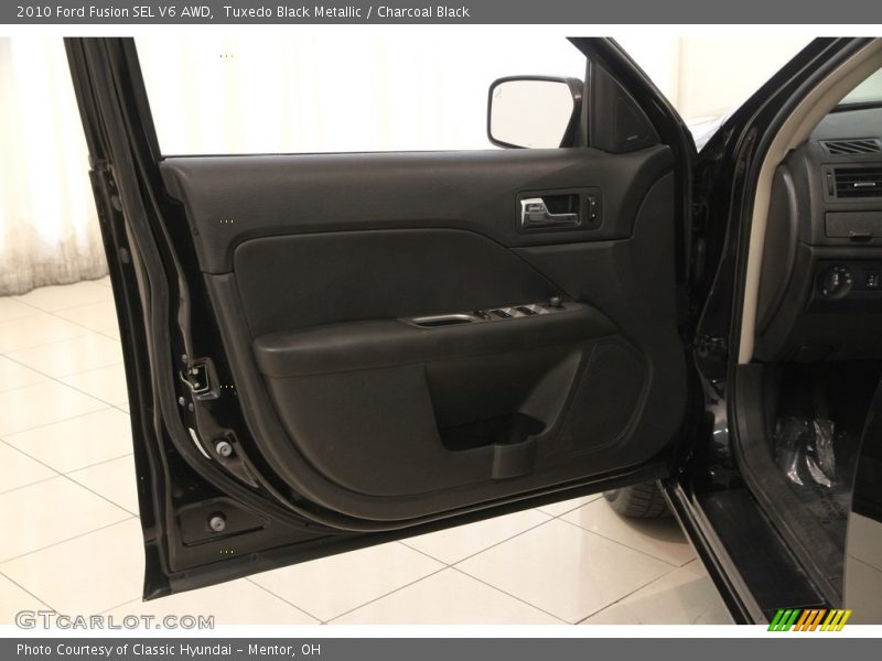 Tuxedo Black Metallic / Charcoal Black 2010 Ford Fusion SEL V6 AWD