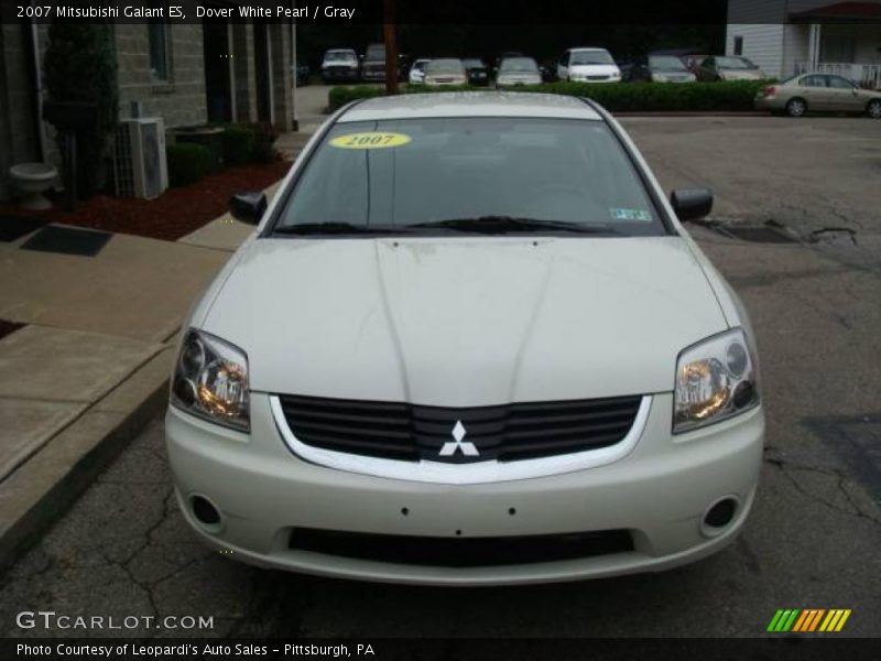 Dover White Pearl / Gray 2007 Mitsubishi Galant ES