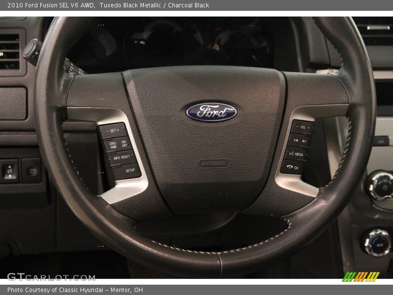 Tuxedo Black Metallic / Charcoal Black 2010 Ford Fusion SEL V6 AWD