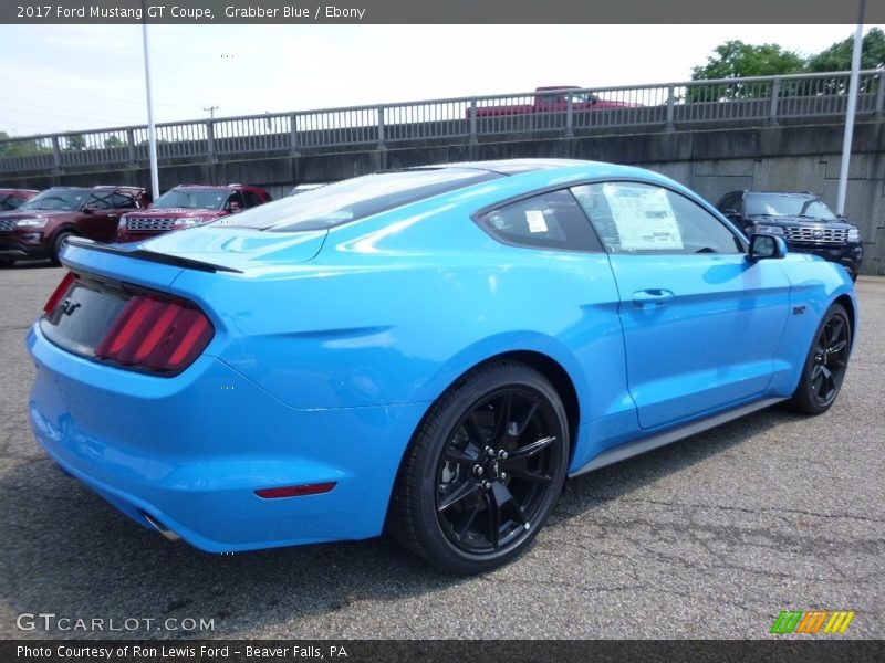 Grabber Blue / Ebony 2017 Ford Mustang GT Coupe