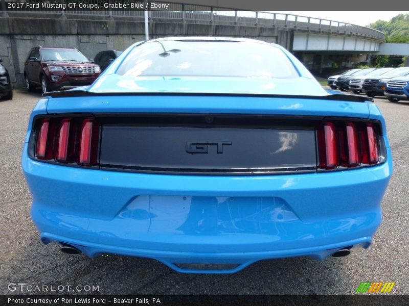 Grabber Blue / Ebony 2017 Ford Mustang GT Coupe