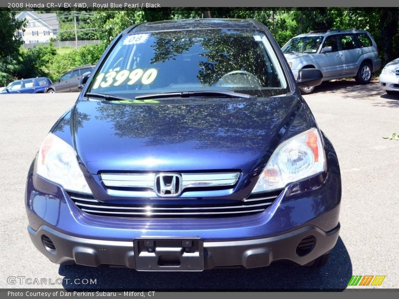 Royal Blue Pearl / Black 2008 Honda CR-V EX 4WD