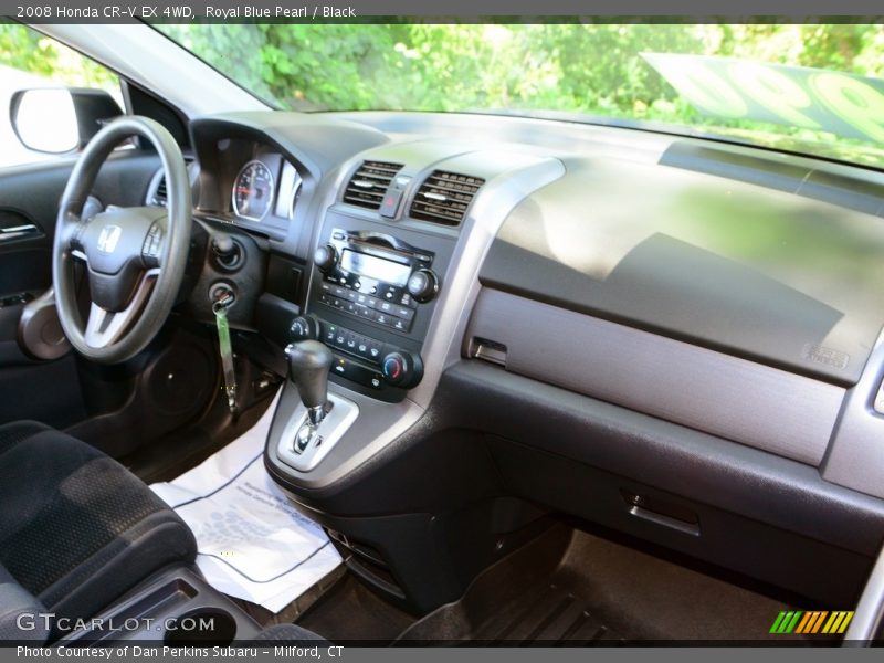 Royal Blue Pearl / Black 2008 Honda CR-V EX 4WD