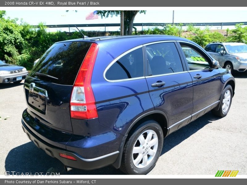 Royal Blue Pearl / Black 2008 Honda CR-V EX 4WD