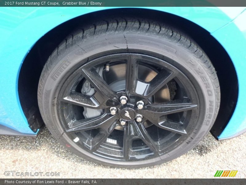 Grabber Blue / Ebony 2017 Ford Mustang GT Coupe