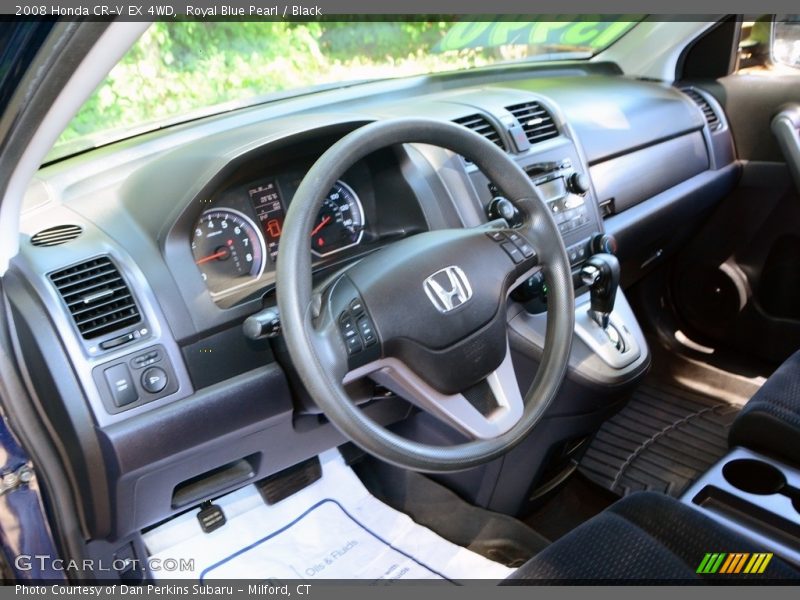 Royal Blue Pearl / Black 2008 Honda CR-V EX 4WD