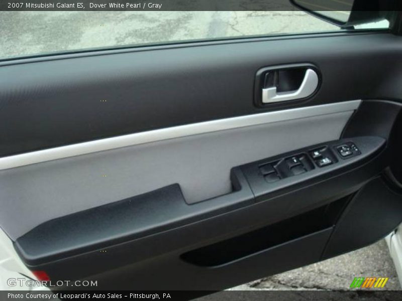 Dover White Pearl / Gray 2007 Mitsubishi Galant ES
