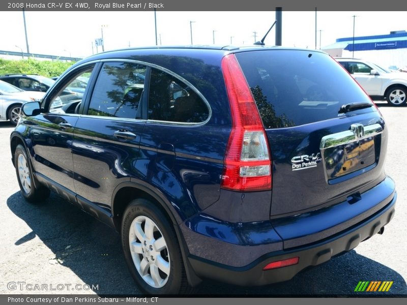 Royal Blue Pearl / Black 2008 Honda CR-V EX 4WD