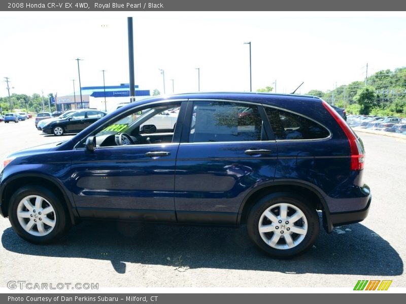 Royal Blue Pearl / Black 2008 Honda CR-V EX 4WD