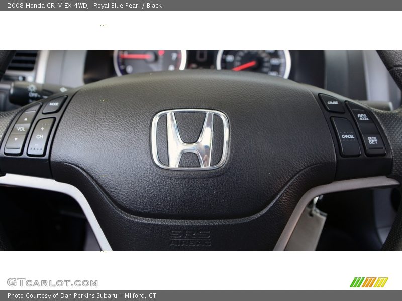 Royal Blue Pearl / Black 2008 Honda CR-V EX 4WD