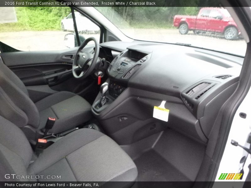 Frozen White / Charcoal Black 2016 Ford Transit Connect XL Cargo Van Extended