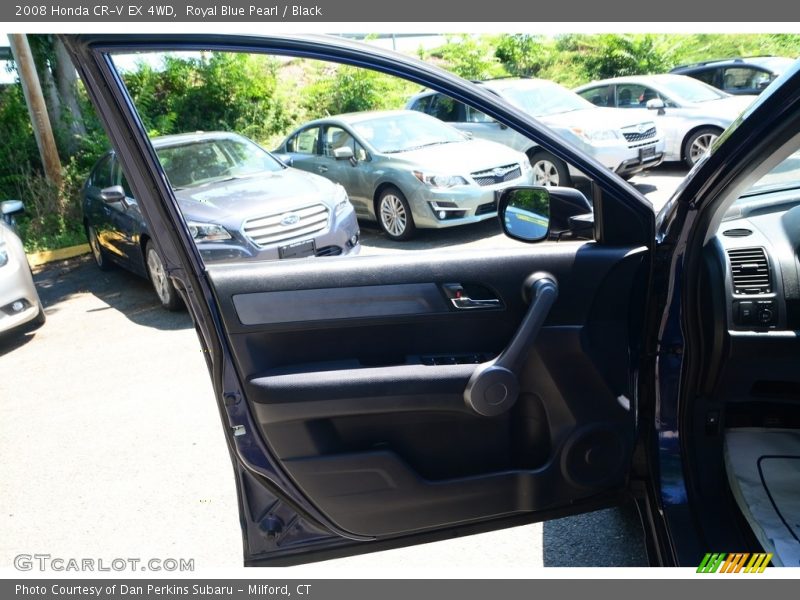 Royal Blue Pearl / Black 2008 Honda CR-V EX 4WD