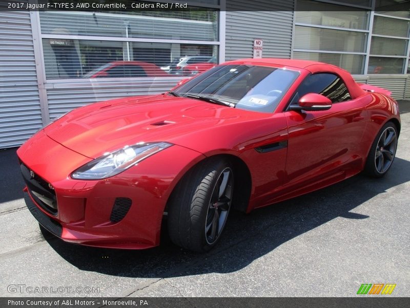 Front 3/4 View of 2017 F-TYPE S AWD Convertible