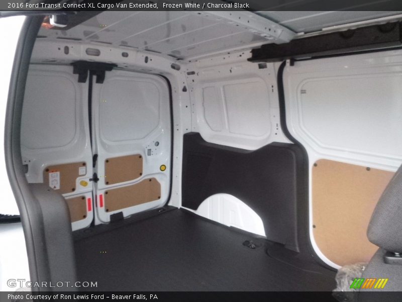 Frozen White / Charcoal Black 2016 Ford Transit Connect XL Cargo Van Extended