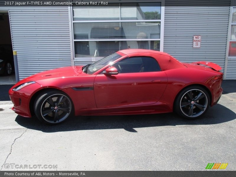  2017 F-TYPE S AWD Convertible Caldera Red