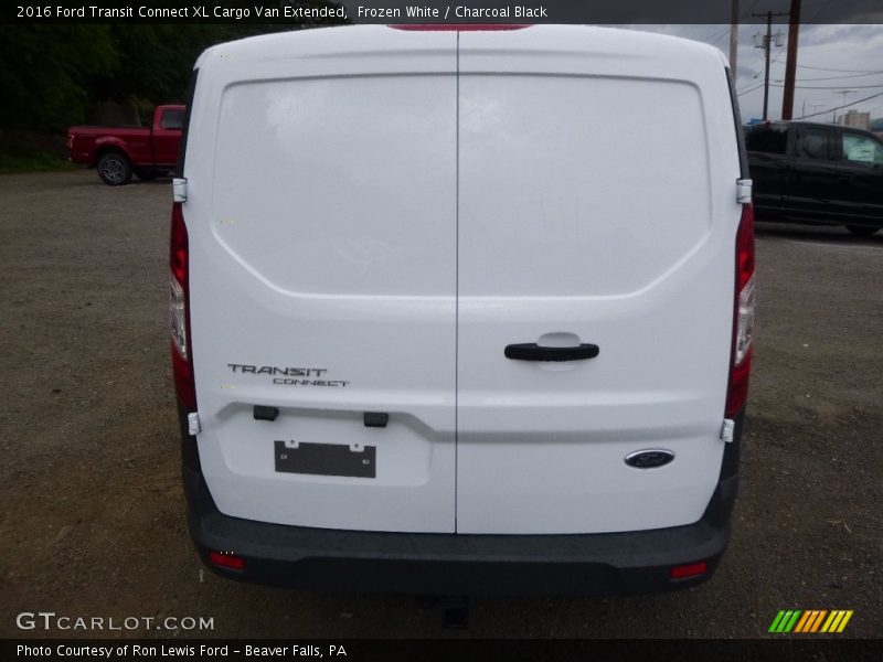 Frozen White / Charcoal Black 2016 Ford Transit Connect XL Cargo Van Extended