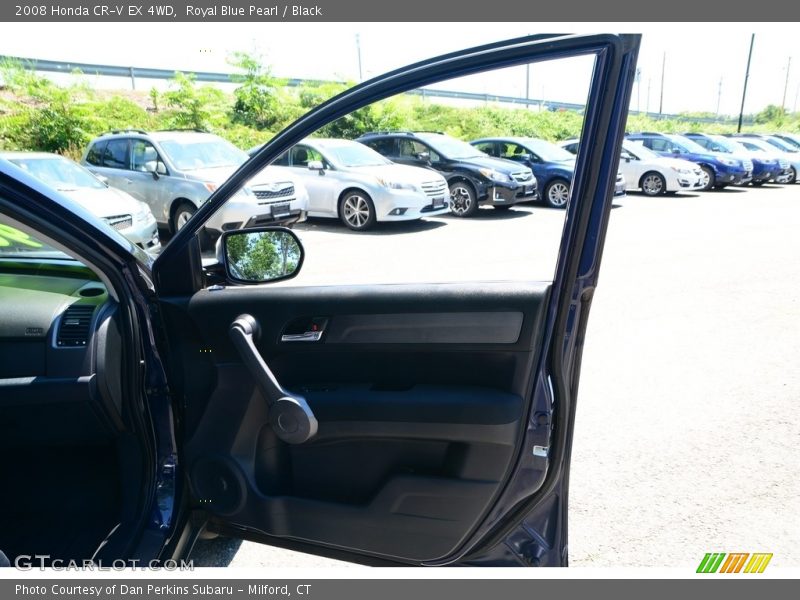 Royal Blue Pearl / Black 2008 Honda CR-V EX 4WD