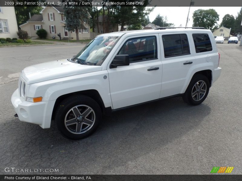 Stone White / Dark Slate Gray/Medium Slate Gray 2009 Jeep Patriot Sport 4x4