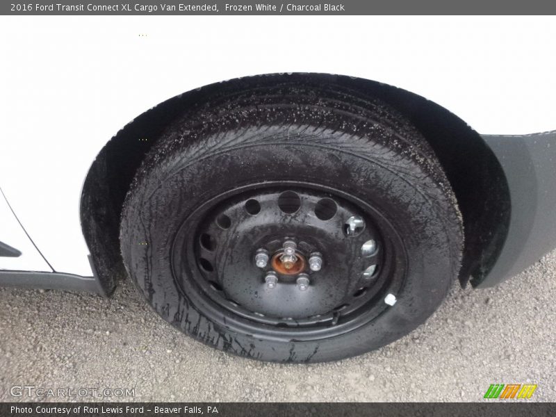 Frozen White / Charcoal Black 2016 Ford Transit Connect XL Cargo Van Extended