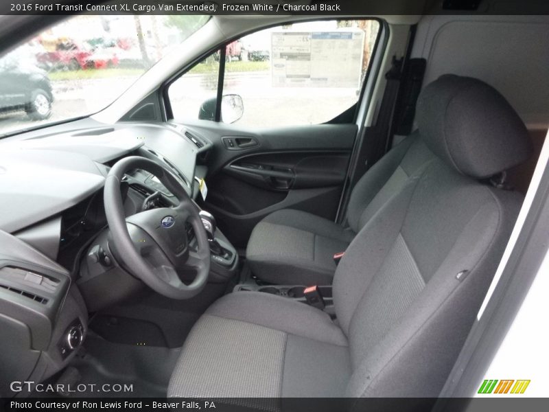 Frozen White / Charcoal Black 2016 Ford Transit Connect XL Cargo Van Extended