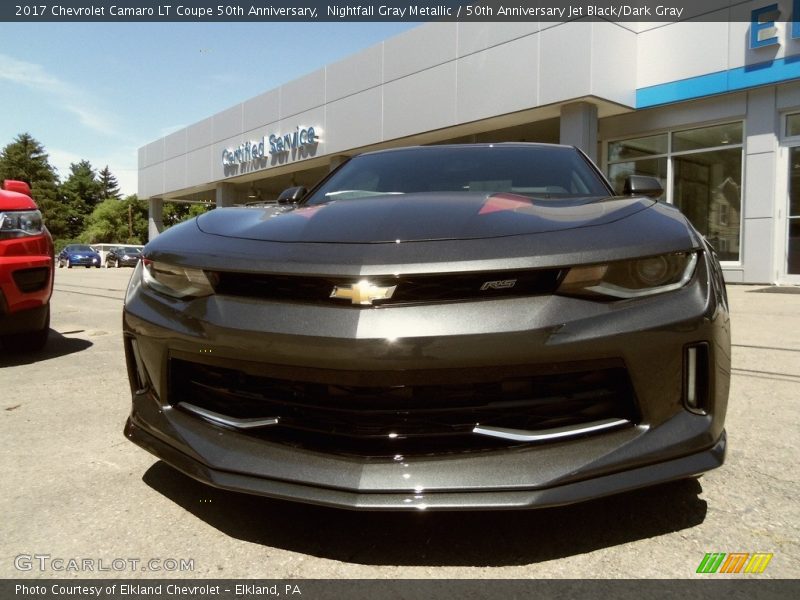 Nightfall Gray Metallic / 50th Anniversary Jet Black/Dark Gray 2017 Chevrolet Camaro LT Coupe 50th Anniversary