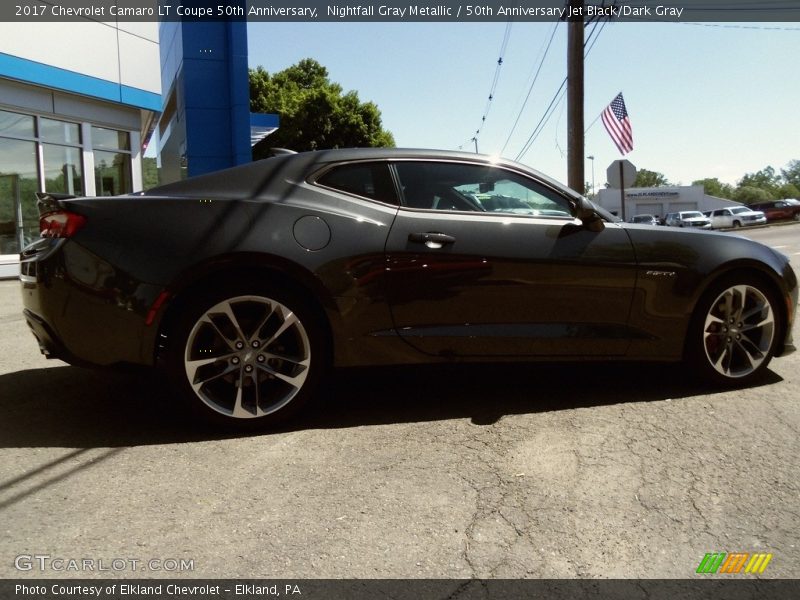 Nightfall Gray Metallic / 50th Anniversary Jet Black/Dark Gray 2017 Chevrolet Camaro LT Coupe 50th Anniversary