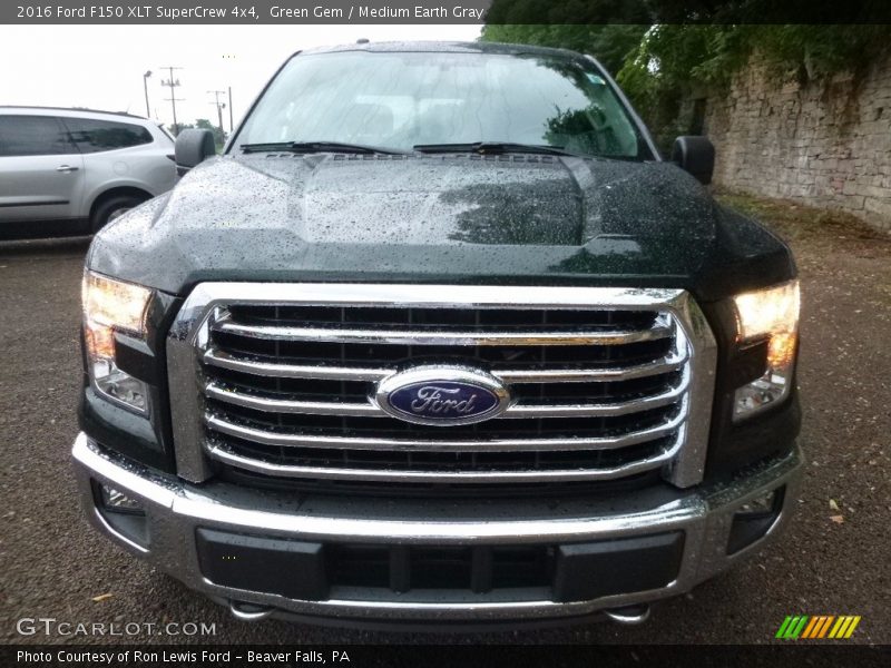 Green Gem / Medium Earth Gray 2016 Ford F150 XLT SuperCrew 4x4