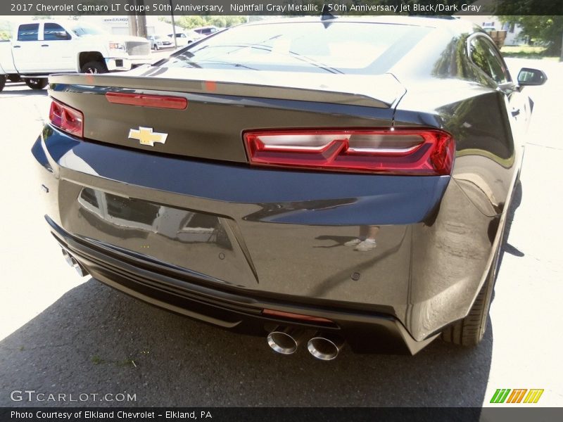 Nightfall Gray Metallic / 50th Anniversary Jet Black/Dark Gray 2017 Chevrolet Camaro LT Coupe 50th Anniversary
