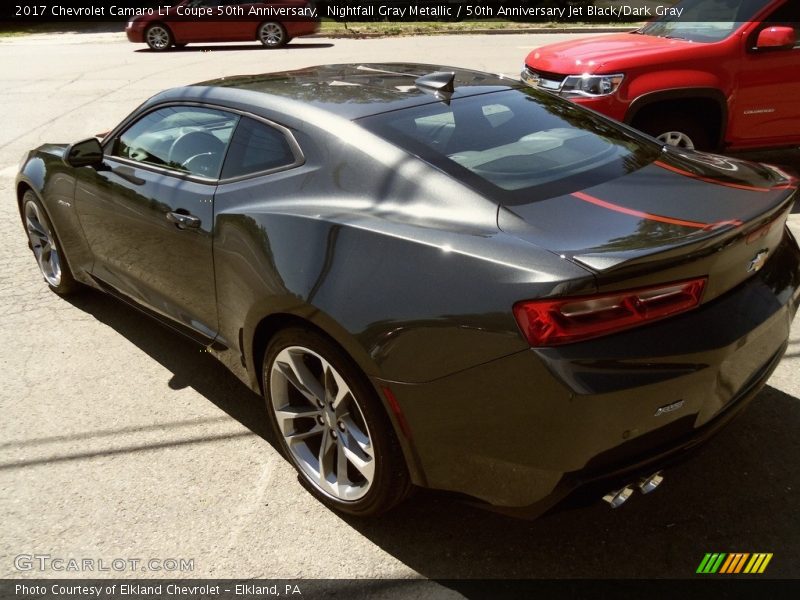 Nightfall Gray Metallic / 50th Anniversary Jet Black/Dark Gray 2017 Chevrolet Camaro LT Coupe 50th Anniversary