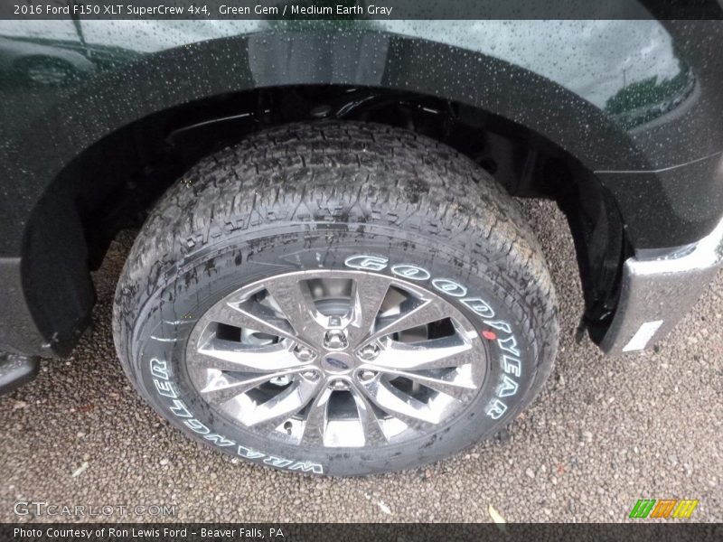 Green Gem / Medium Earth Gray 2016 Ford F150 XLT SuperCrew 4x4