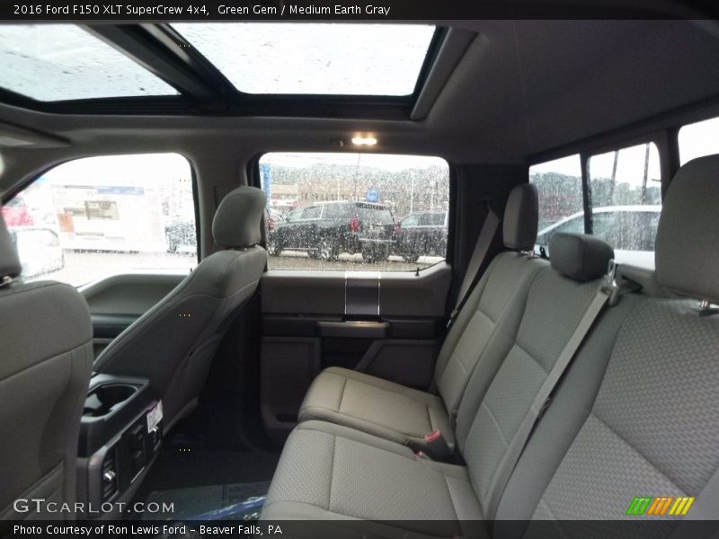 Green Gem / Medium Earth Gray 2016 Ford F150 XLT SuperCrew 4x4