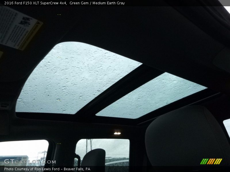 Green Gem / Medium Earth Gray 2016 Ford F150 XLT SuperCrew 4x4