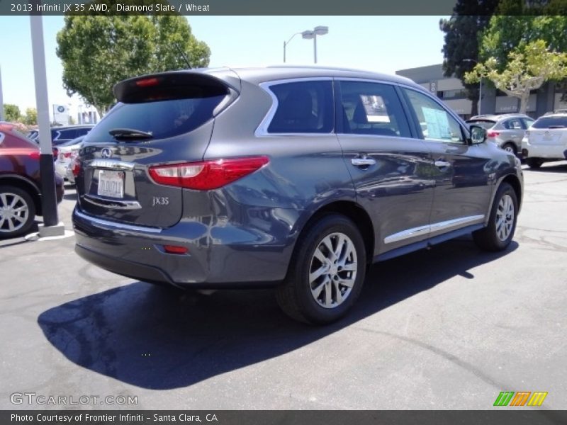 Diamond Slate / Wheat 2013 Infiniti JX 35 AWD