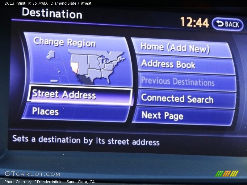 Diamond Slate / Wheat 2013 Infiniti JX 35 AWD