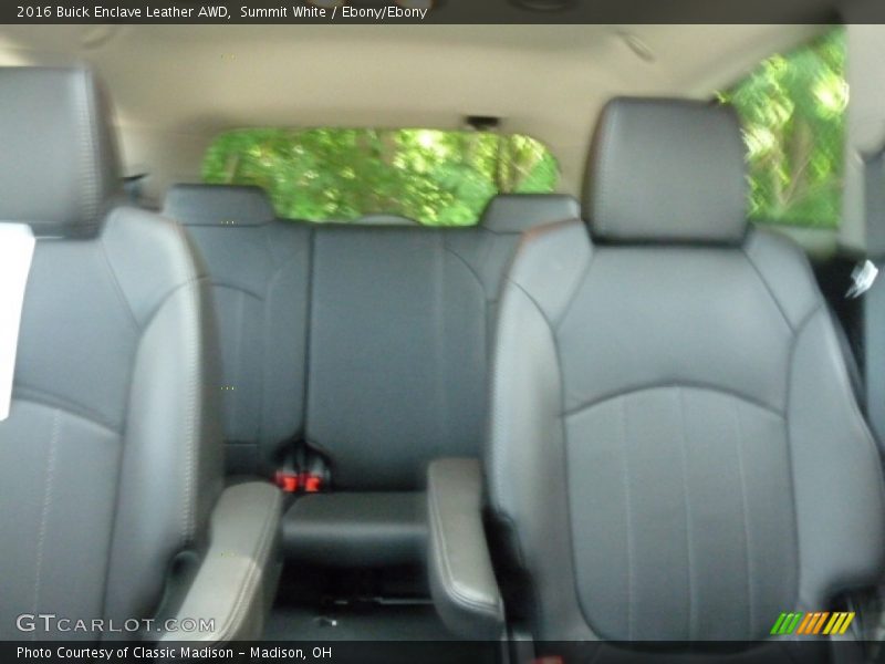 Summit White / Ebony/Ebony 2016 Buick Enclave Leather AWD