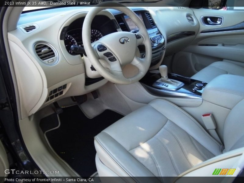 Diamond Slate / Wheat 2013 Infiniti JX 35 AWD