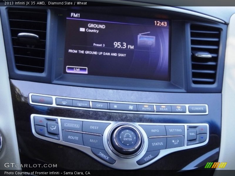 Diamond Slate / Wheat 2013 Infiniti JX 35 AWD