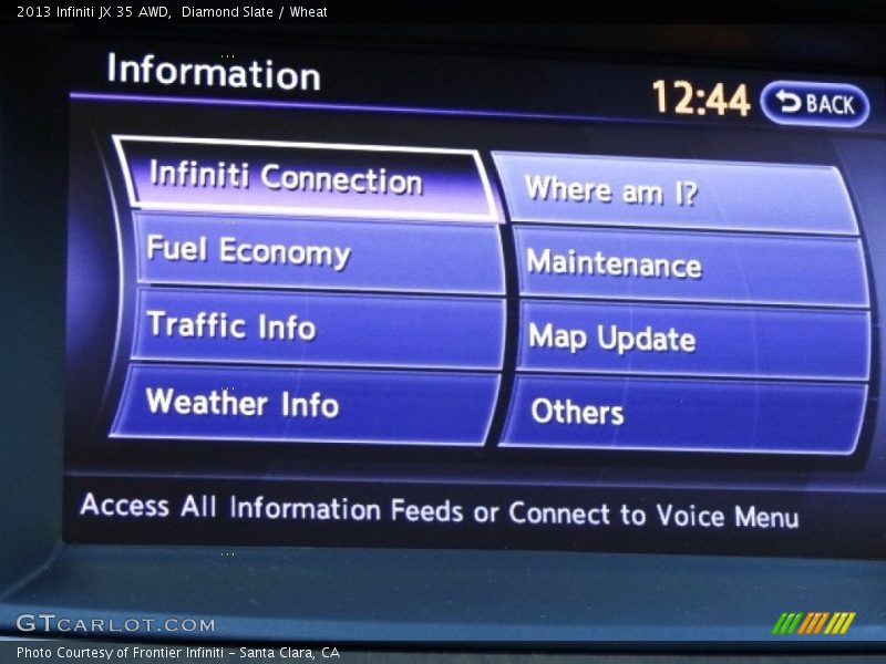 Diamond Slate / Wheat 2013 Infiniti JX 35 AWD