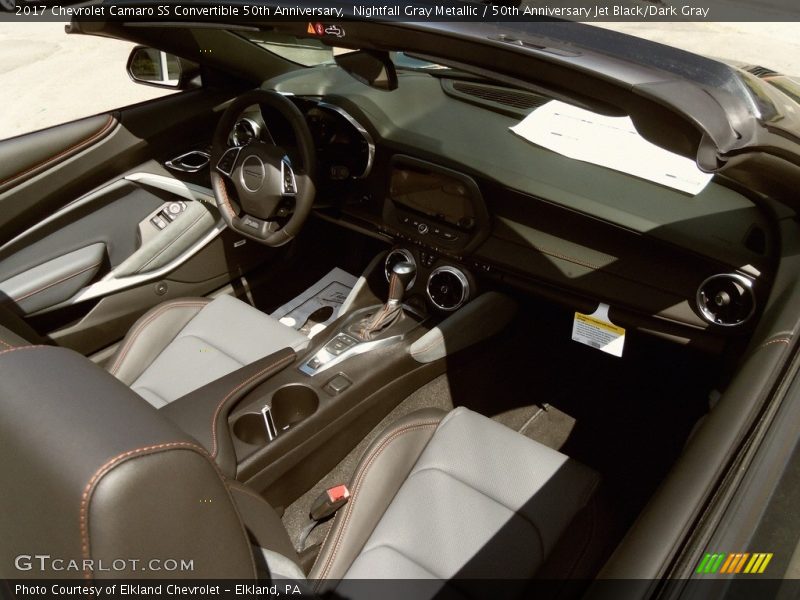 Nightfall Gray Metallic / 50th Anniversary Jet Black/Dark Gray 2017 Chevrolet Camaro SS Convertible 50th Anniversary