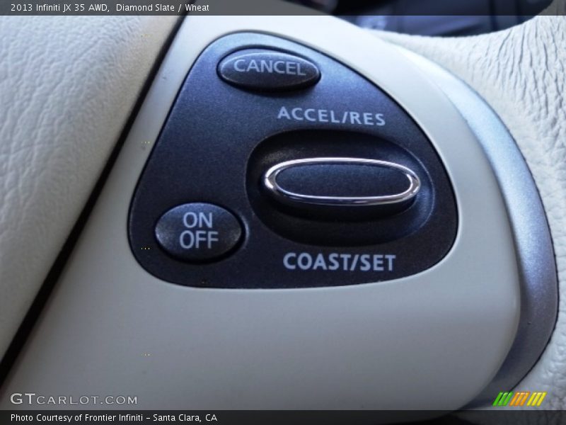 Diamond Slate / Wheat 2013 Infiniti JX 35 AWD