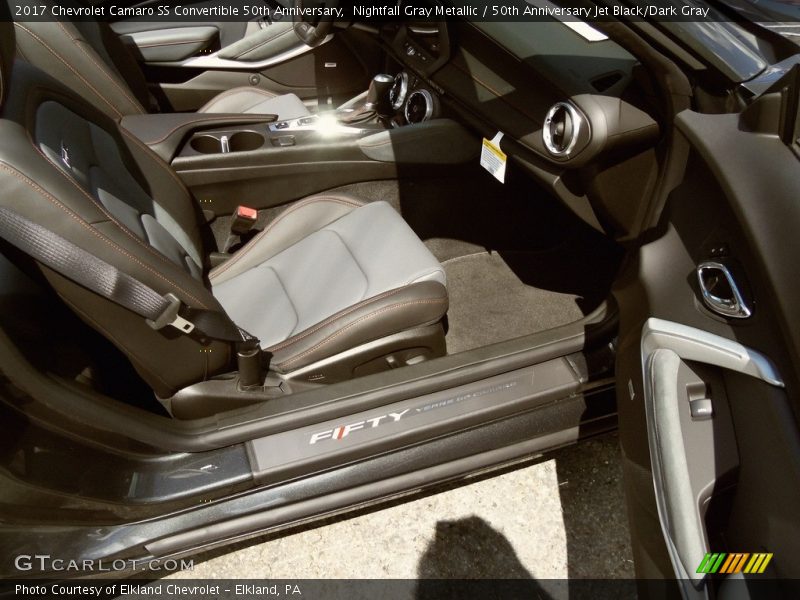 Nightfall Gray Metallic / 50th Anniversary Jet Black/Dark Gray 2017 Chevrolet Camaro SS Convertible 50th Anniversary
