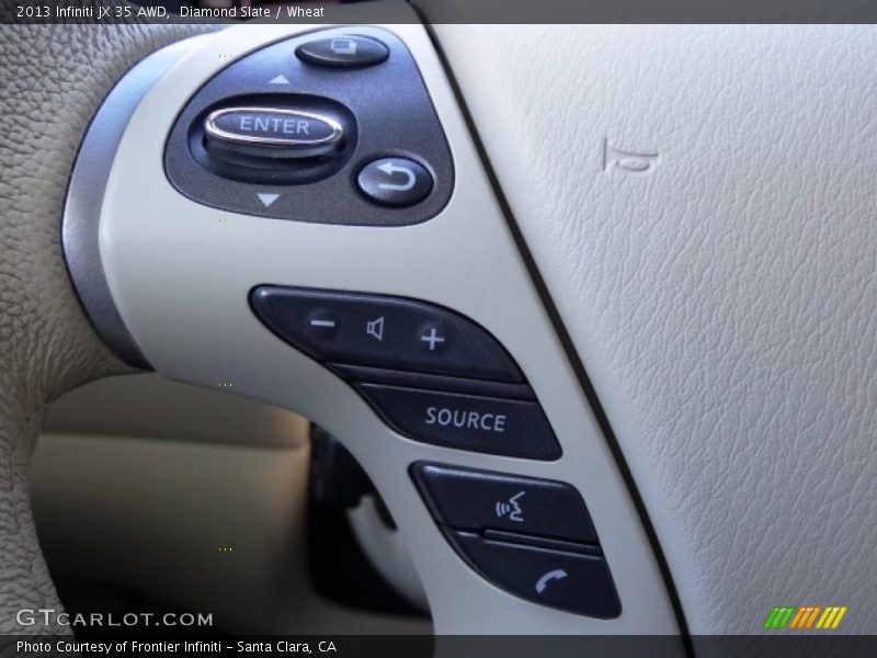 Diamond Slate / Wheat 2013 Infiniti JX 35 AWD
