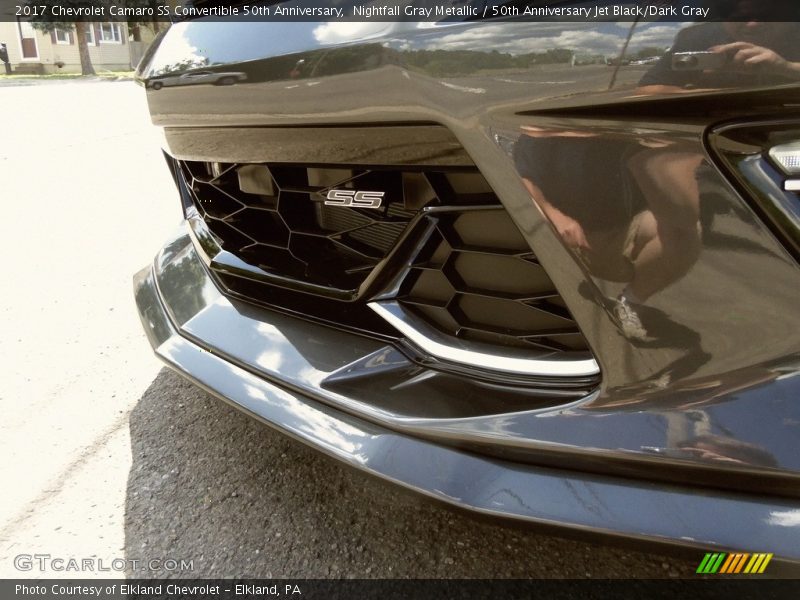 Nightfall Gray Metallic / 50th Anniversary Jet Black/Dark Gray 2017 Chevrolet Camaro SS Convertible 50th Anniversary