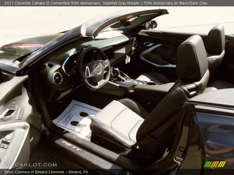 Nightfall Gray Metallic / 50th Anniversary Jet Black/Dark Gray 2017 Chevrolet Camaro SS Convertible 50th Anniversary