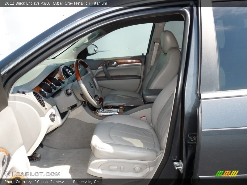 Cyber Gray Metallic / Titanium 2012 Buick Enclave AWD