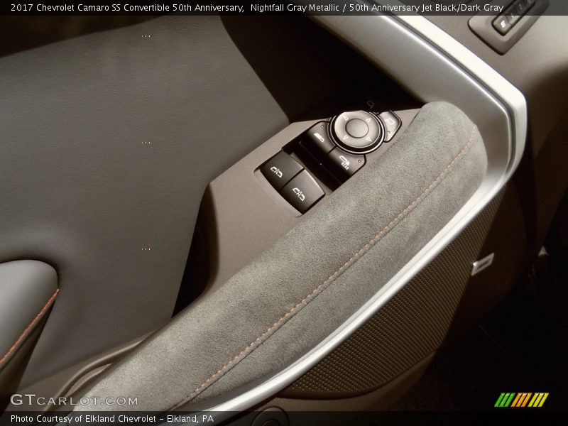 Nightfall Gray Metallic / 50th Anniversary Jet Black/Dark Gray 2017 Chevrolet Camaro SS Convertible 50th Anniversary