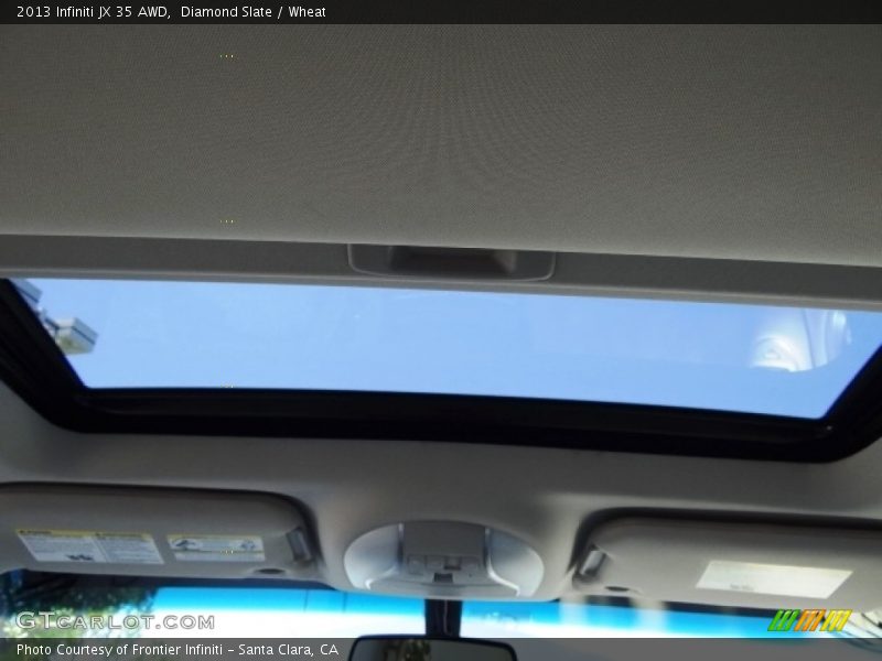 Diamond Slate / Wheat 2013 Infiniti JX 35 AWD