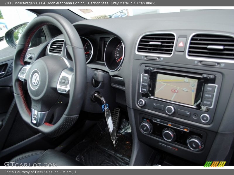 Carbon Steel Gray Metallic / Titan Black 2013 Volkswagen GTI 4 Door Autobahn Edition